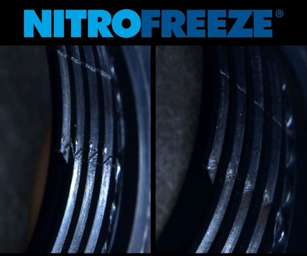 Black PEEK Coupling Ring (Cryogenic Deflashing)