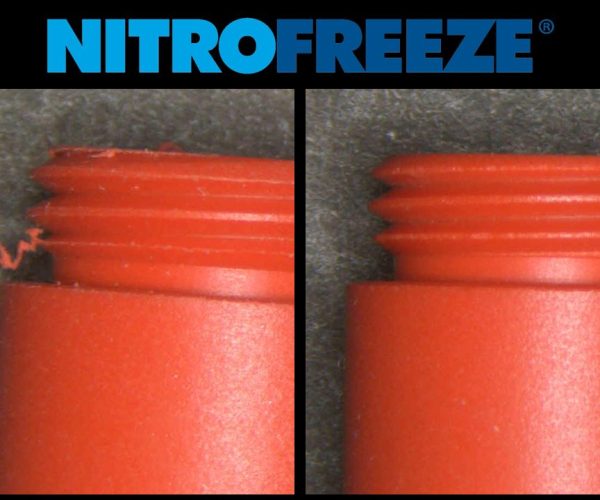 Cryogenic Turcite® Deburring- Orange Power Nut