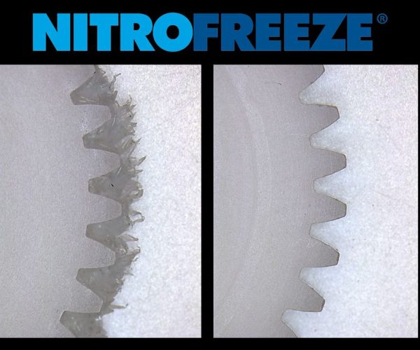 Delrin Deburring – Tooth Gear