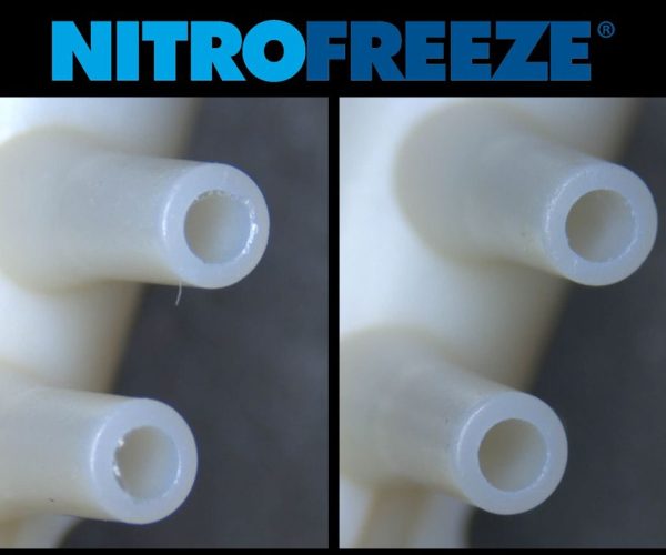 Glass filled Valox 830 Deburring