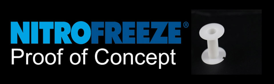 Nitrofreeze® Proof of Concept Case Study- Deburring Delrin Bobbin