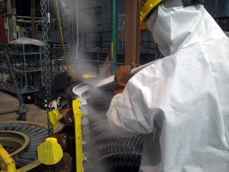 Dry Ice Blasting for Emergency Power Plant Cleaning