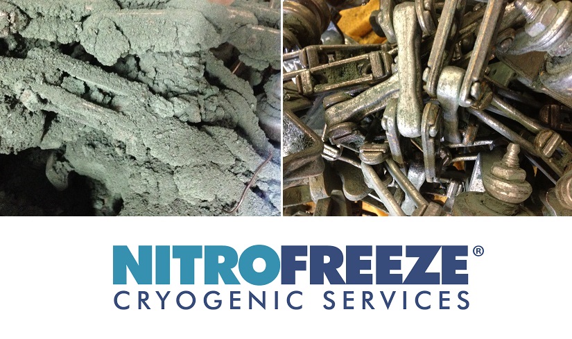 Dry Ice Blasting Removes Paint Overspray from Overhead Conveyor Line